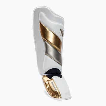 Протектори гомілок Hayabusa T3 Striking Shin Guards біло-золоті T3SSG