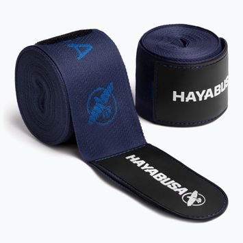 Бинти боксерські Hayabusa Deluxe Jacquard Handwraps 450 см blue