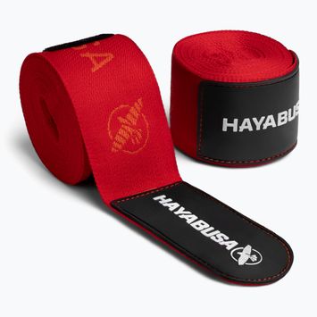 Бинти боксерські Hayabusa Deluxe Jacquard Handwraps 450 см red