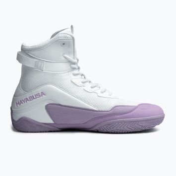 Кросівки боксерські Hayabusa Talon Boxing white/lavender
