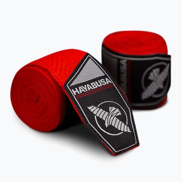 Боксерські бинти Hayabusa Perfect Stretch Printed 450 см червоні племінні