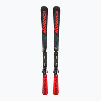 Лижі гірські дитячі Nordica Doberman Combi Pro S + J7.0 FDT black/red