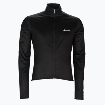 Куртка велосипедна чоловіча Santini Nebula Windproof/Rain чорна 2W33275NEBULPURONE