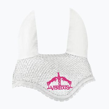 Вушка для коня Veredus Colored біло-рожеві 1V1LB3