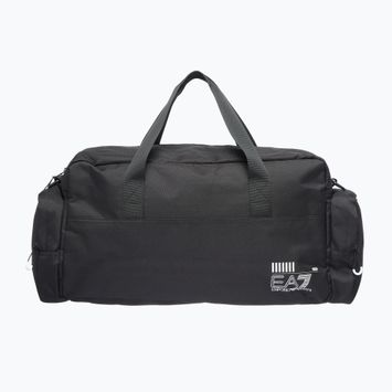Спортивна сумка EA7 Emporio Armani Train Core чорно-біла з логотипом