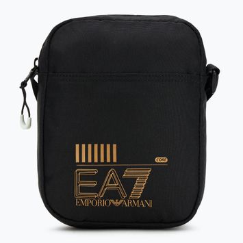 EA7 Сумка з логотипом Emporio Armani Train Core 2 л чорна/золота