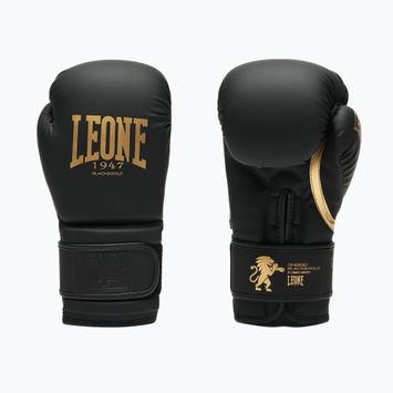Рукавиці боксерські LEONE 1947 Idol black/gold