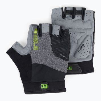Велорукавиці Alé Guanto Estivo Comfort melange/fluo yellow