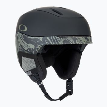 Шолом гірськолижний Oakley Mod5 matte black/dark brush swirl