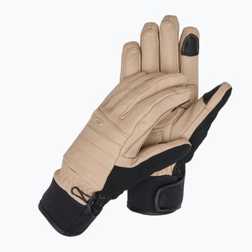 Жіночі гірськолижні рукавички Oakley W. Peak Leather humus