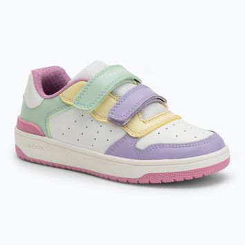 Кросівки підліткові Geox Washiba white/multicolor