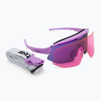 Окуляри сонцезахисні Bliz Breeze Small matte purple/grey purple mirror/pink