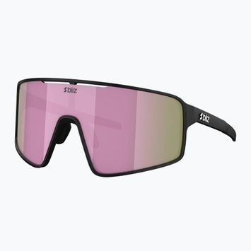 Окуляри сонцезахисні Bliz P001S matte black/brown pink mirror