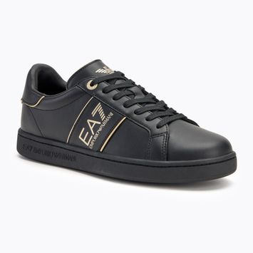 EA7 Туфлі потрійні Emporio Armani Classic Logo чорні/золоті