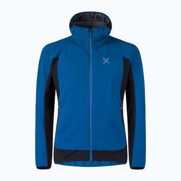 Чоловіча куртка Montura Premium Wind Hoody темно-синя/помаранчева