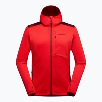 Кофта трекінгова чоловіча La Sportiva Chill Thermal Hoody mountain red / redwood