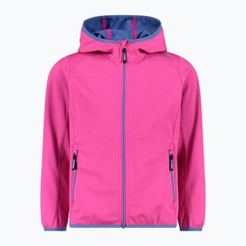 Дитяча софтшелл-куртка CMP Fix Hood fuxia