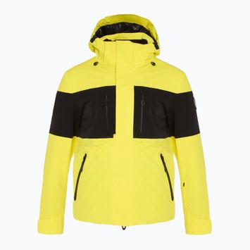 Куртка гірськолижна чоловіча EA7 Emporio Armani Ski Kitzbuhel Colorblock Protectum blazing yellow