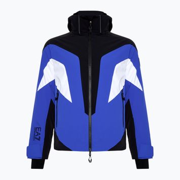 Куртка гірськолижна чоловіча EA7 Emporio Armani Ski Cortina Colorblock Toray new royal blue