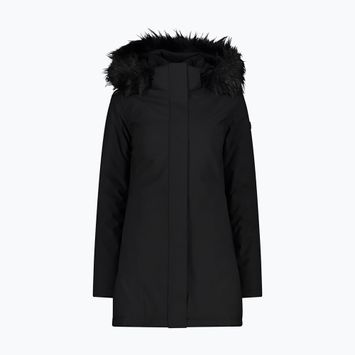 Куртка дощовик жіноча CMP Coat Zip Hood чорна 32K3196F/U901