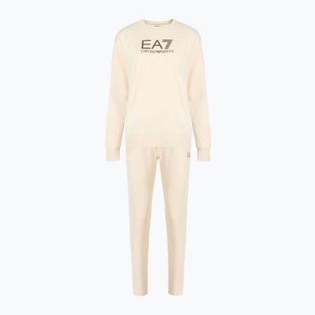 Спортивний костюм жіночий EA7 Emporio Armani Train Tracksuit MaxiLogo almond milk