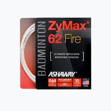 Струна для бадмінтону ASHAWAY ZyMax 62 Fire - set white