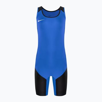Чоловічий борцівський трико Nike Weightlifting Singlet royal/black