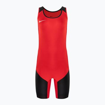 Комбінезон чоловічий Nike Weightlifting Singlet scarlet/black