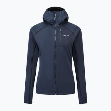 Кофта трекінгова жіноча Rab Superflux Hoody deep ink