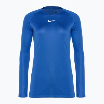 Лонгслів термічний жіночий Nike Dri-FIT Park First Layer LS royal blue/white