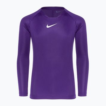 Лонгслів термічний дитячий Nike Dri-FIT Park First Layer court purple/white