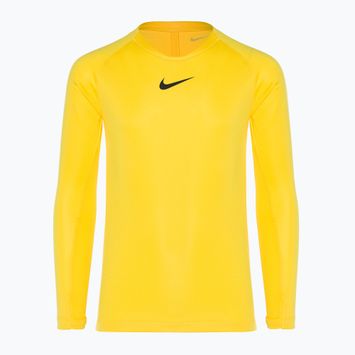 Лонгслів термічний дитячий Nike Dri-FIT Park First Layer tour yellow/black