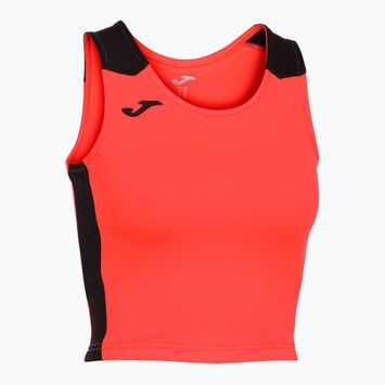 Футболка для бігу жіноча Joma Record II Top fluor coral/black