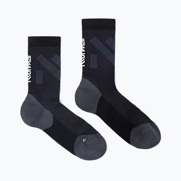 NNormal Race компресійні шкарпетки для бігу чорні