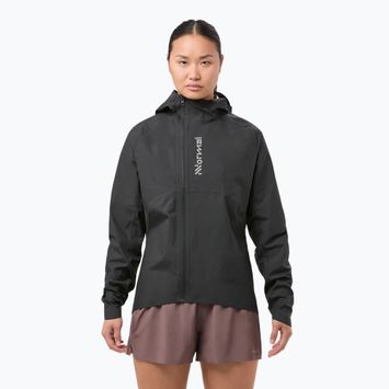 Жіноча бігова куртка NNormal Trail Rain чорна