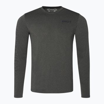 Чоловічий лонгслив Hurley H2O-Dri Easton з чорного вересу