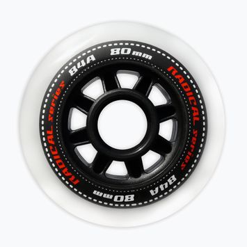 Колеса для роликових ковзанів Tempish Radical 80 мм/84A 4 шт. white