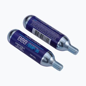 Картридж газовий для велосипедного насосу BBB Cycling Co2 AirTank 16г 10 шт. silver