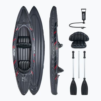 Байдарка надувна 2-місна високого тиску Pure4Fun XPRO Kayak 3.0 сіра P4F150130