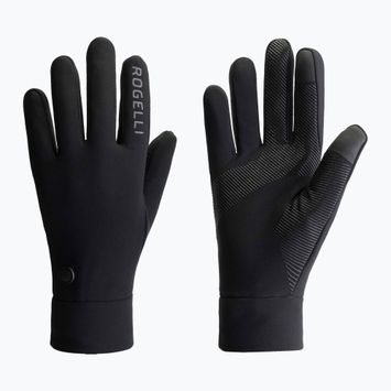 Чоловічі велосипедні рукавички Rogelli Essential Thermal Mid Season чорні
