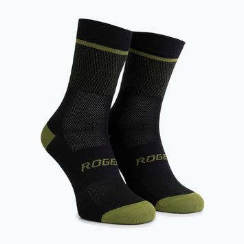 Велосипедні шкарпетки Rogelli Hero II зелені/чорні