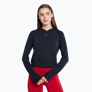 Кофта тренувальна жіноча Tommy Hilfiger Slim Soft Hoodie blue