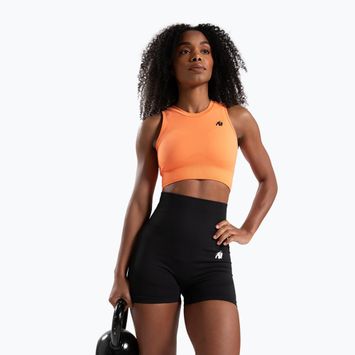 Топ для тренувань жіночий Gorilla Wear Olivia Crop orange