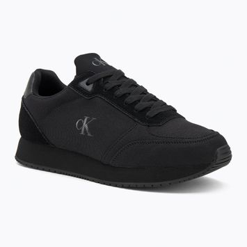 Кросівки чоловічі Calvin Klein YM0YM01217 Runner Sock Laceup Mg Canvas triple black