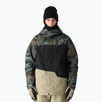 Куртка сноубордична чоловіча 686 Geo cypress green hemisphere colorblock