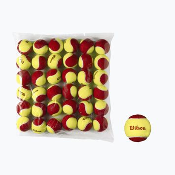 Тенісні м'ячі дитячі Wilson Starter Red Tball 36 шт. жовто-червоні WRT13700B