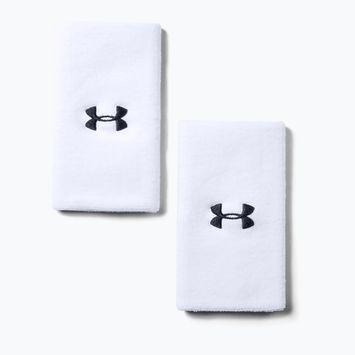 Напульсники Under Armour 6'' Performance Wristband 2 шт. white/black