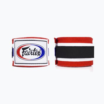 Боксерські бинти Fairtex Handwraps 455 см червоний/білий/синій