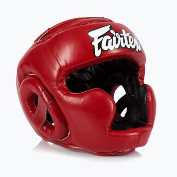 Боксерський шолом Fairtex Headguard for Kids червоний