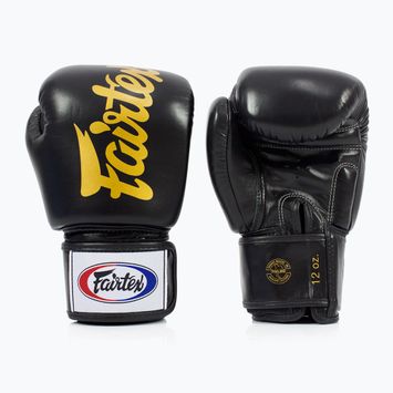Боксерські рукавички Fairtex Deluxe Tight-Fit чорні